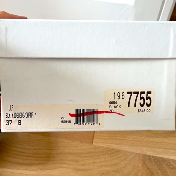 Tabitha Simmons black suede mule with block heel - Picture 7 of 7